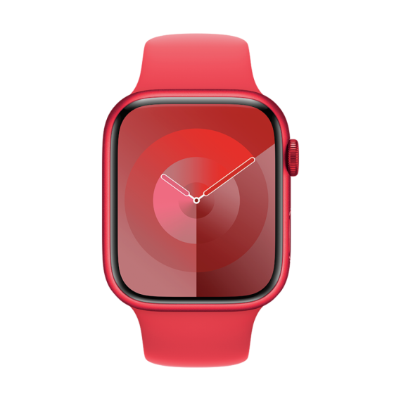 РЕМІНЕЦЬ ДЛЯ ГОДИННИКА APPLE WATCH 45 RED SB M/L-ZML