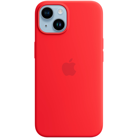 iPhone 14 Silicone Case with MagSafe - (PRODUCT)RED,Model A2910