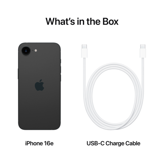 СМАРТФОН IPHONE 16E BLK 128GB-CAM
