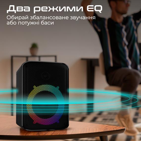 Портативна бездротова колонка HiFuture event horizon.black