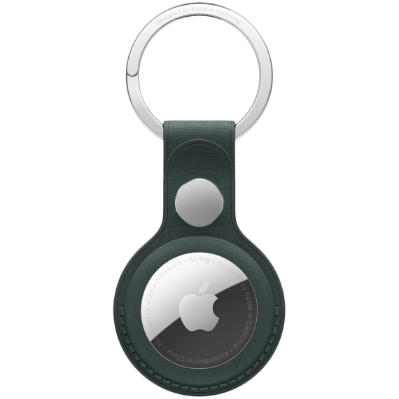 AirTag FineWoven Key Ring - Dark Green,Model A3363