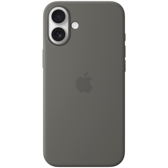 СИЛІКОНОВИЙ ЧОХОЛ IPHONE 16 PLUS SI CASE STONE GRAY-ZML