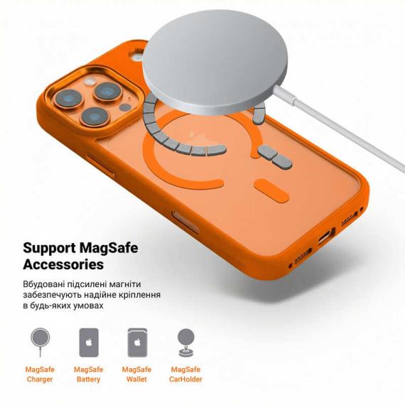 Чохол ArmorStandart Unit-C MagCase Apple iPhone 17 Pro Orange