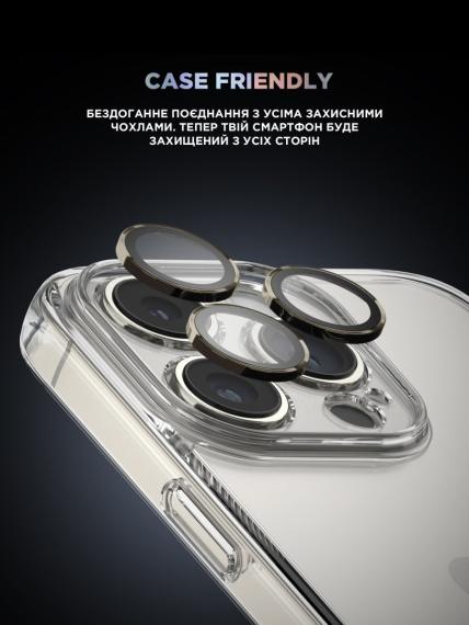 Захисне скло для камери ArmorStandart Supreme BI для iPhone 16 Pro/16 Pro Max Silver