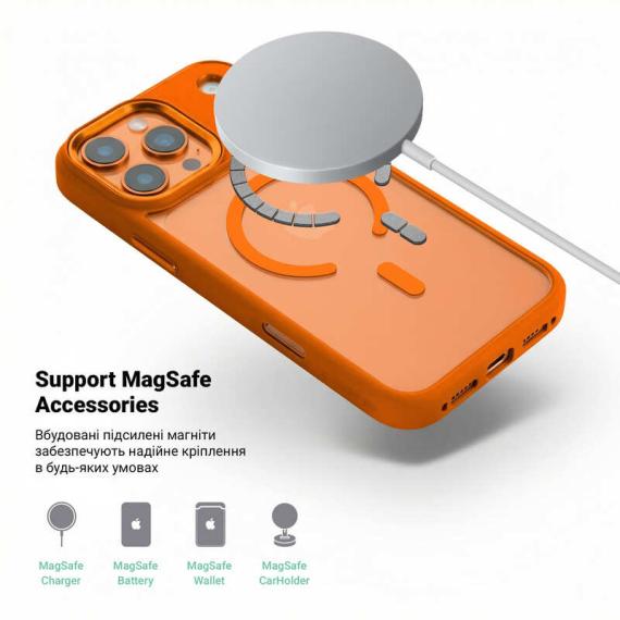 Чохол ArmorStandart Unit-C MagCase Apple iPhone 17 Pro Max Orange