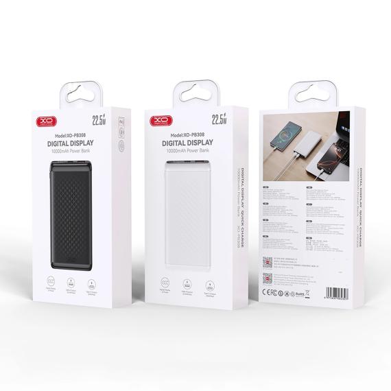 Повербанк 10000 mAh XO PB308.black