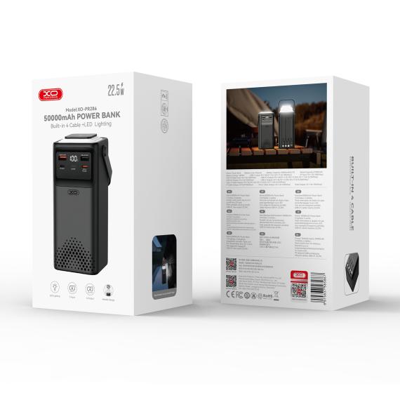 Повербанк 50000 mAh XO PR286.black