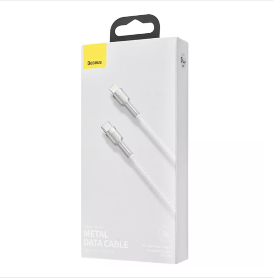 Кабель Baseus Cafule Metal Type-C to Lightning PD 20W 1m Green
