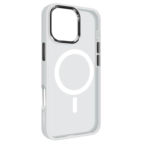 Чохол ArmorStandart Unit MagSafe iPhone 15 Matte Clear Silver