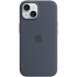 iPhone 15 Silicone Case with MagSafe - Storm Blue,Model A3123