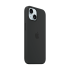 СИЛІКОНОВИЙ ЧОХОЛ IPHONE 15 SI CASE BLACK- ZML