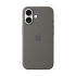 СИЛІКОНОВИЙ ЧОХОЛ IPHONE 16 SI CASE STONE GRAY-ZML