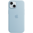 СИЛІКОНОВИЙ ЧОХОЛ IPHONE 15 SI CASE LIGHT BLUE-ZML