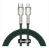 Кабель Baseus Cafule Metal Type-C to Lightning PD 20W 1m Green