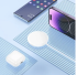 Бездротовий ЗП HOCO CW52 Enjoy magnetic ws fast charging White