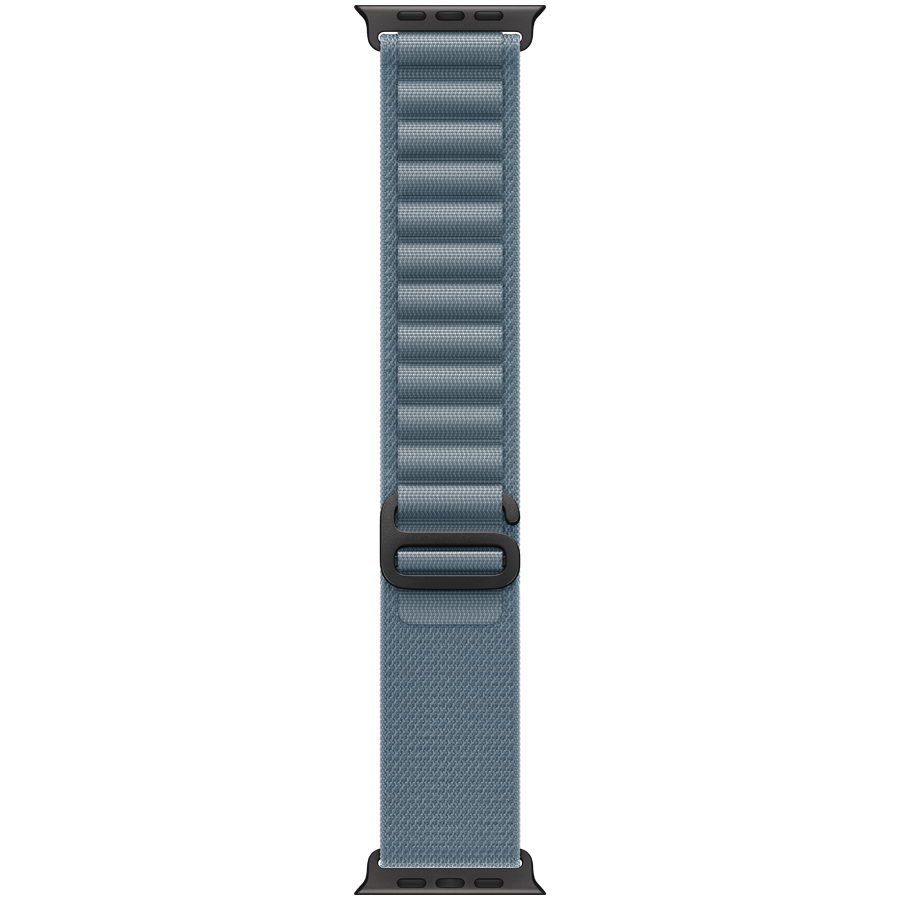 49mm Light Blue Alpine Loop - Small - Black Titanium Finish