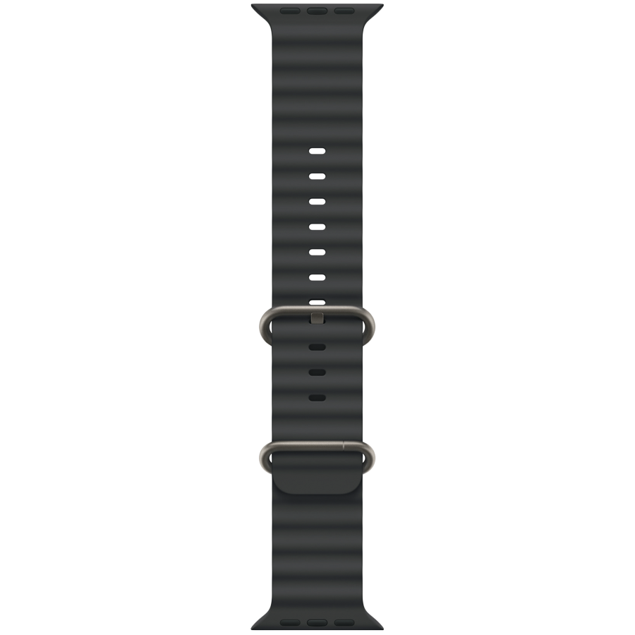 РЕМІНЕЦЬ ДЛЯ ГОДИННИКА APPLE WATCH 49 BLACK NATURAL TI OB-ZML